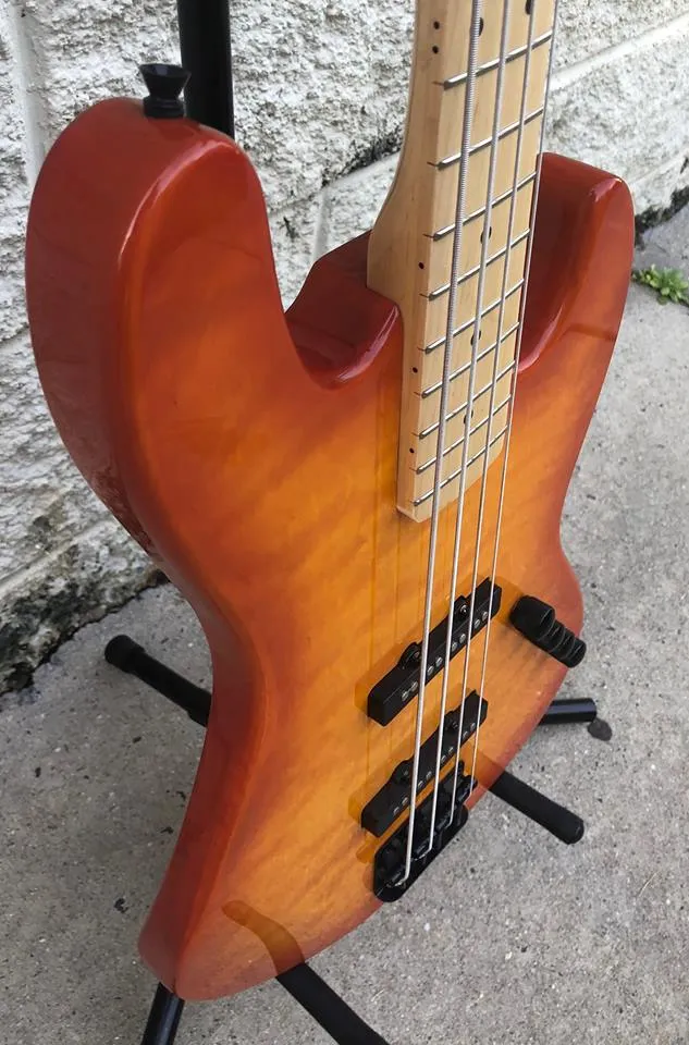 GAMMA [SOLD] Custom J18-09, Beta Model, Quilted Tangerine