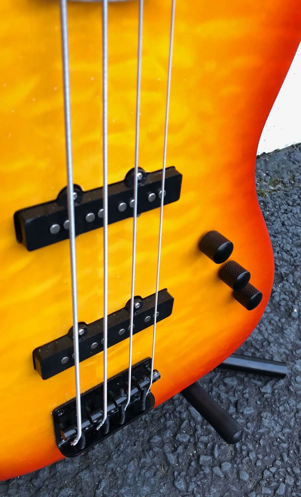 GAMMA [SOLD] Custom J19-04, Beta Model, Quilted Kona Orange