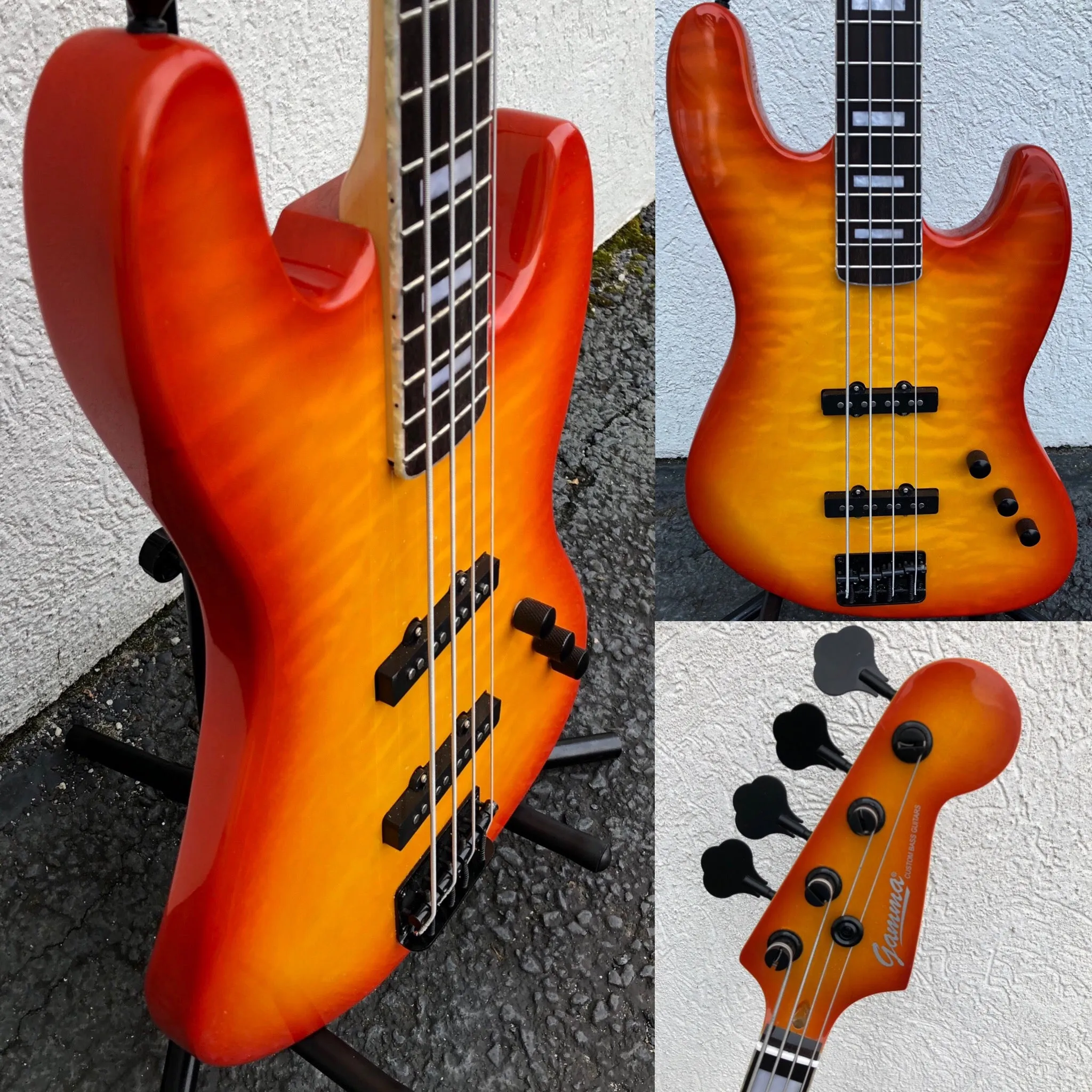 GAMMA [SOLD] Custom J19-04, Beta Model, Quilted Kona Orange