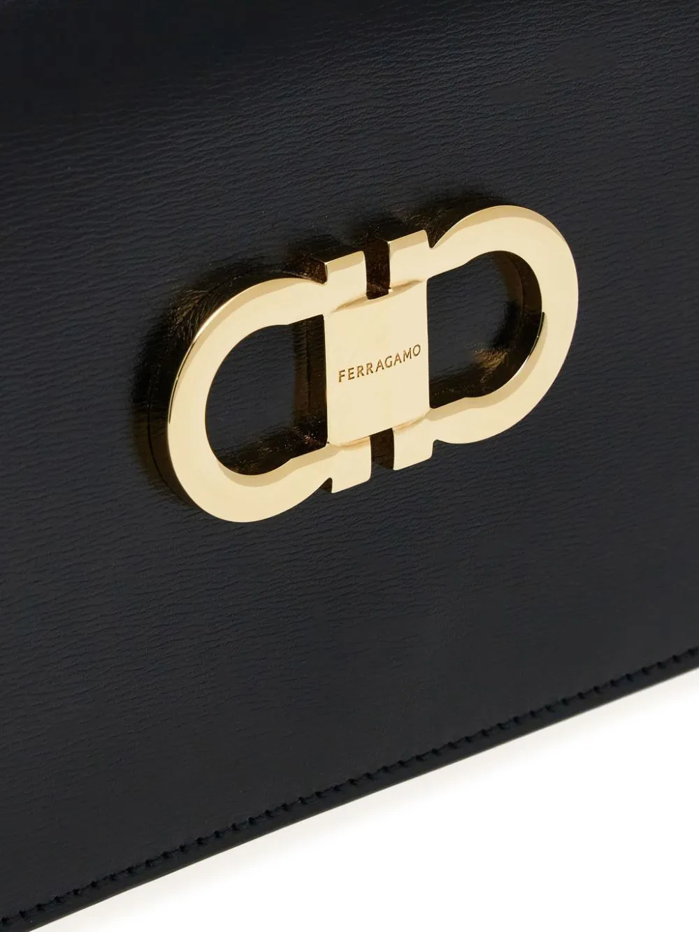 Gancini leather mini bag
