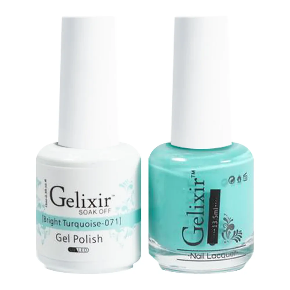 GELIXIR Holiday Gift Bundle: 7 Gel & Lacquer, 1 Base Gel, 1 Top Gel - 001, 010, 067, 059, 071, 087, 047