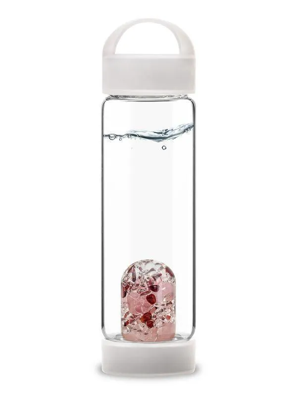 Glass Bottle Loop- Cloud White