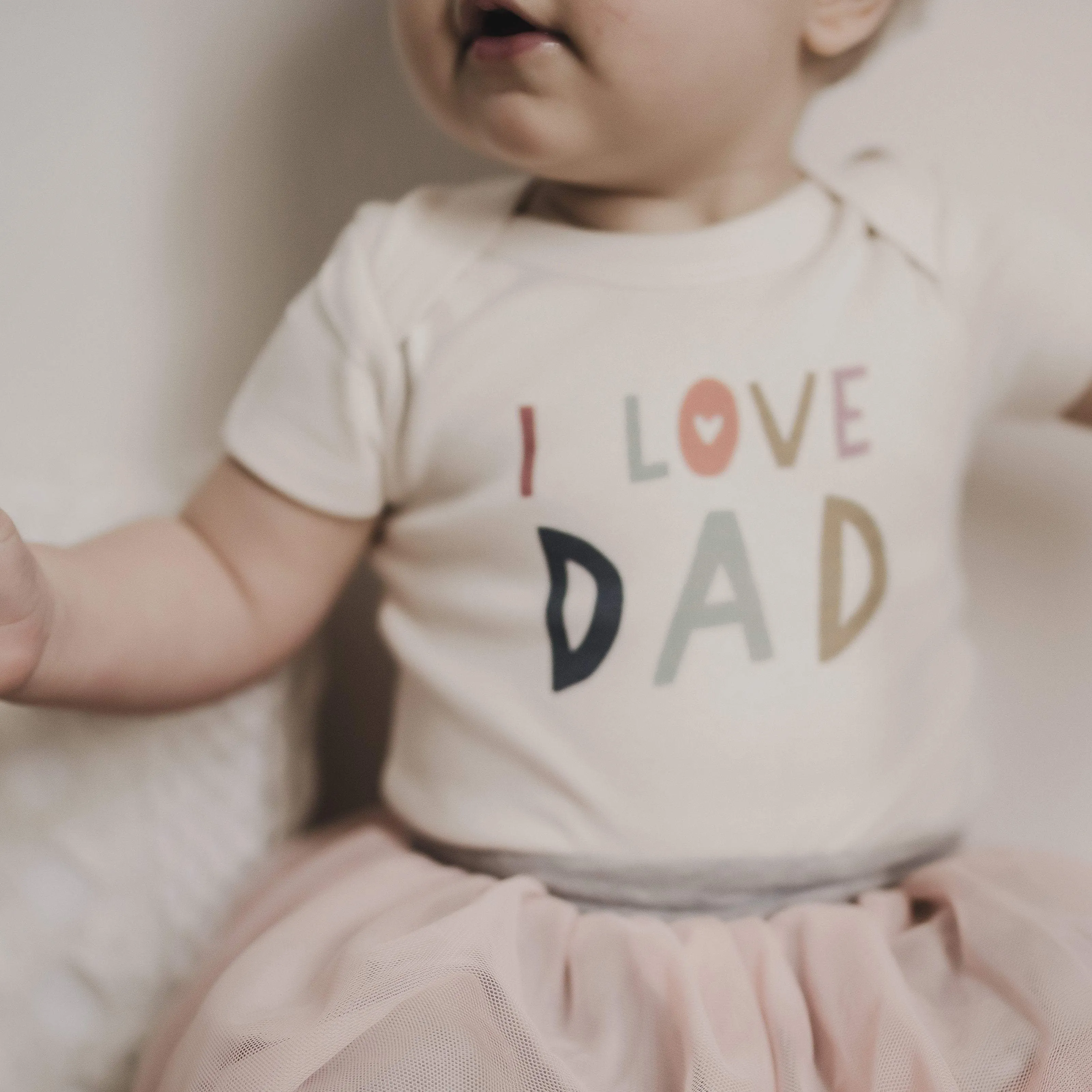 Graphic bodysuit | love dad: Default / 3-6M