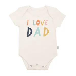 Graphic bodysuit | love dad: Default / 3-6M