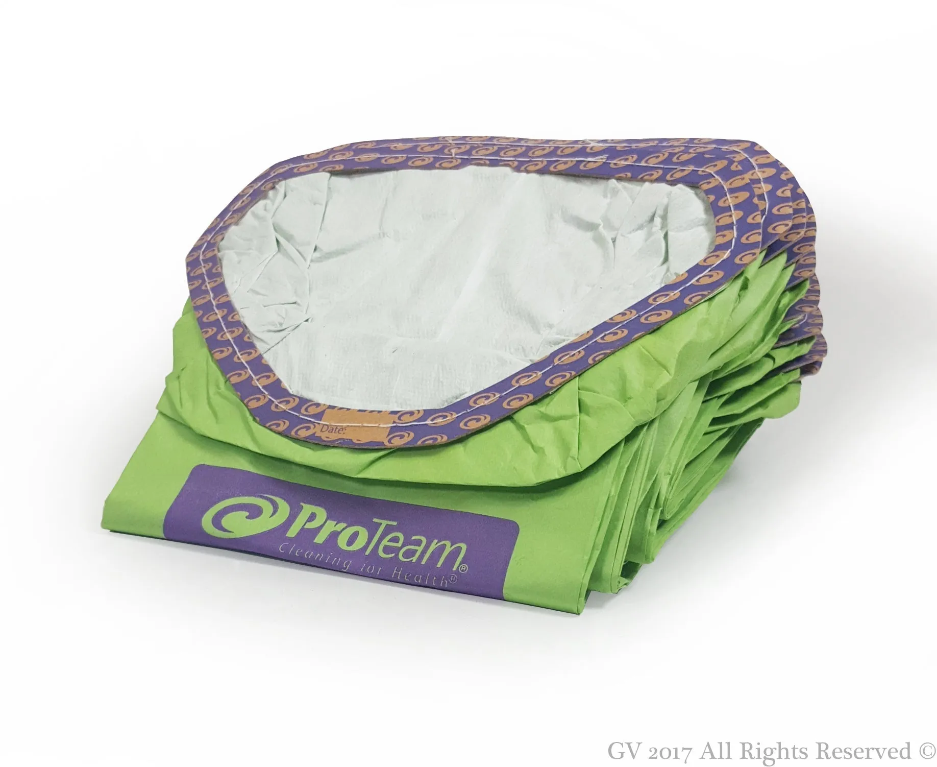 Green Paper ProTeam Style 10qt Triangle Bags