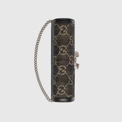 Gucci Mini Dionysus Shoulder Bag in Black Denim