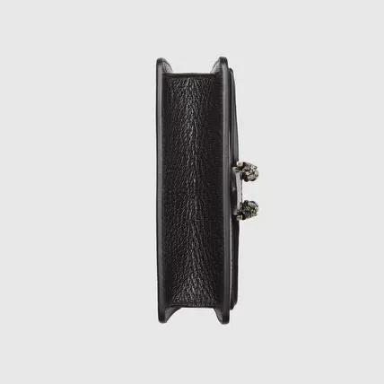 Gucci Mini Dionysus Shoulder Bag in Black Denim