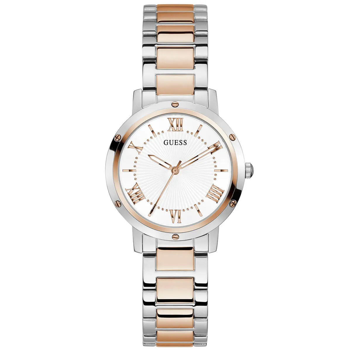 Guess Dawn Silver & Rose Gold Watch