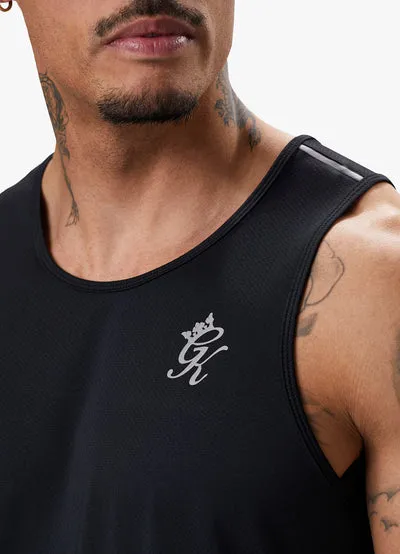 Gym King Flex Vest Black/Silver