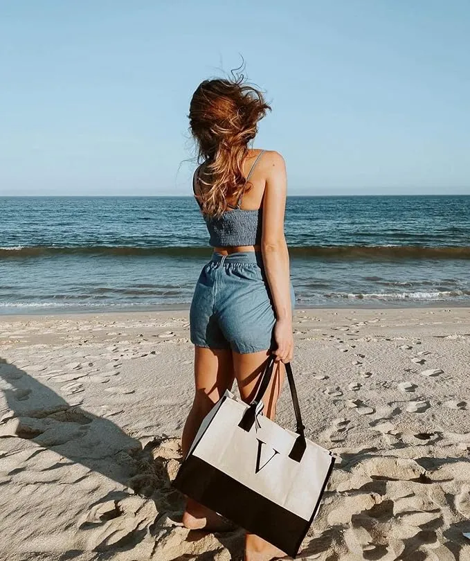 Harper | Letter Personalized Tote Bag