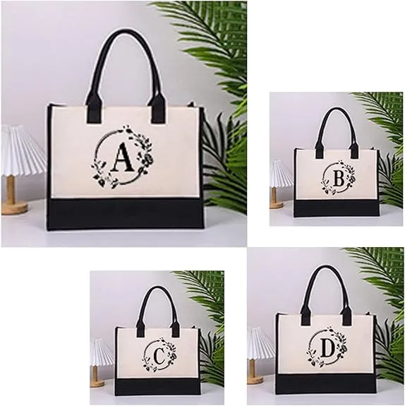 Harper | Letter Personalized Tote Bag