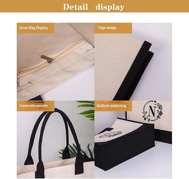 Harper | Letter Personalized Tote Bag