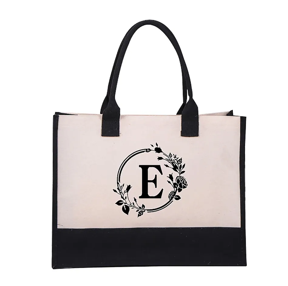 Harper | Letter Personalized Tote Bag