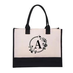 Harper | Letter Personalized Tote Bag