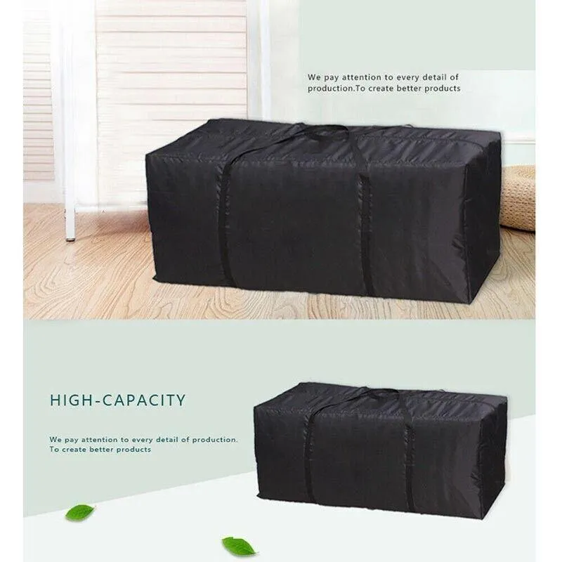 Heavy Duty Large Storage Bag 1PC 2Sizes Black Oxford Cloth