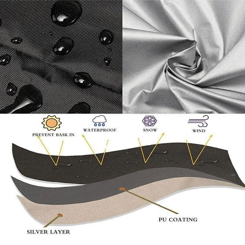 Heavy Duty Large Storage Bag 1PC 2Sizes Black Oxford Cloth