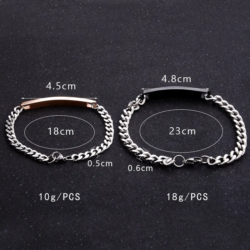 Her King & His Queen Matching Bracelet Set