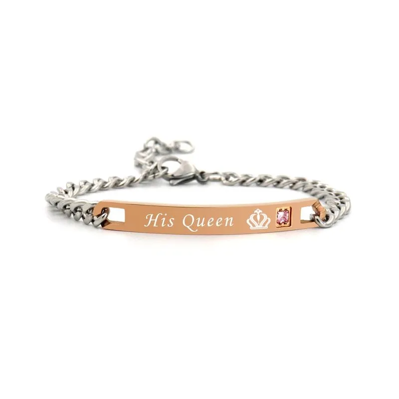 Her King & His Queen Matching Bracelet Set