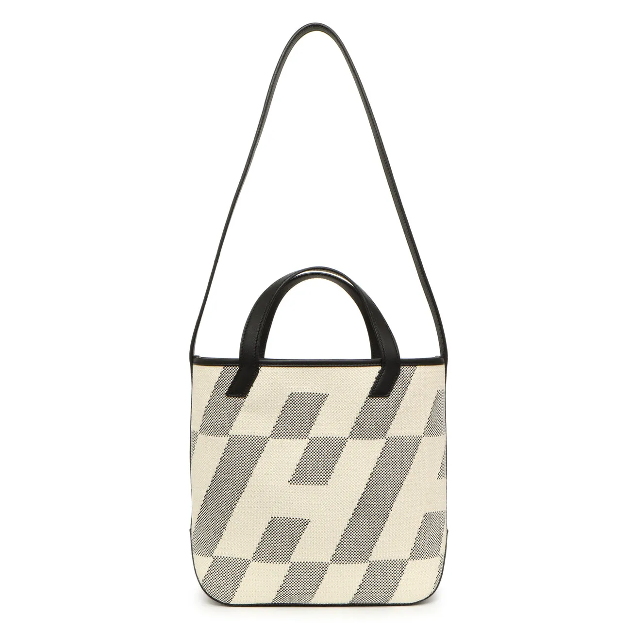 Hermes Swift Toile Cabas H En Biais 27
