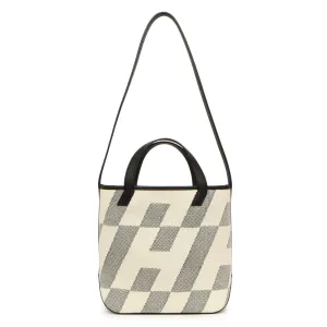 Hermes Swift Toile Cabas H En Biais 27