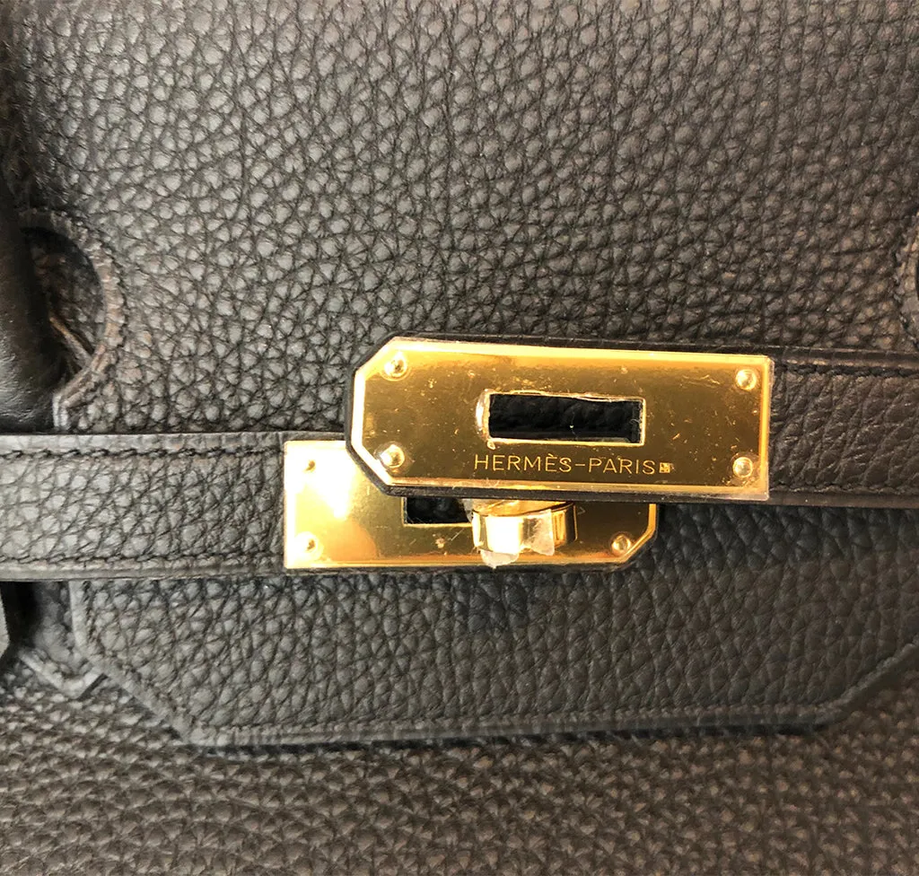 Hermès Birkin 40 Noir Togo GHW Bag