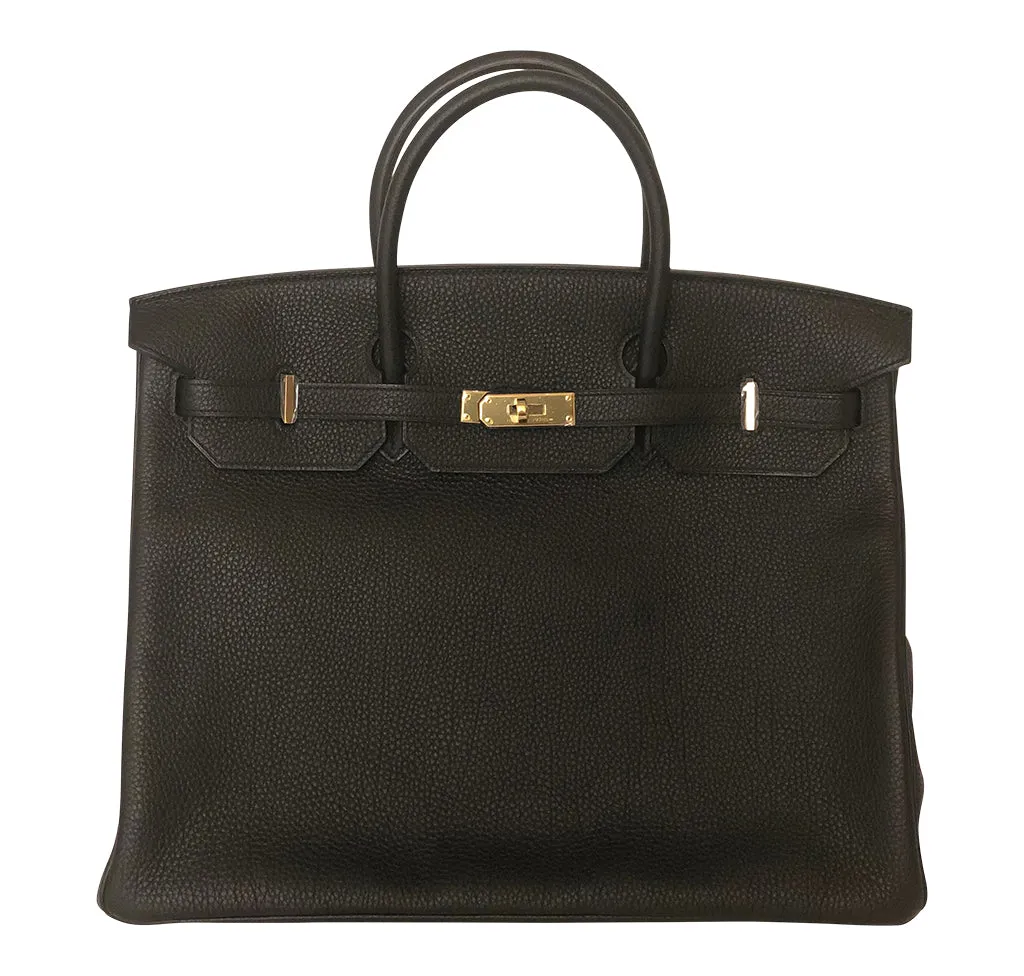 Hermès Birkin 40 Noir Togo GHW Bag