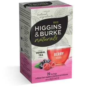 Higgins & Burke Berry Vines Herbal Tea 20's
