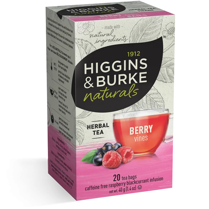 Higgins & Burke Berry Vines Herbal Tea 20's