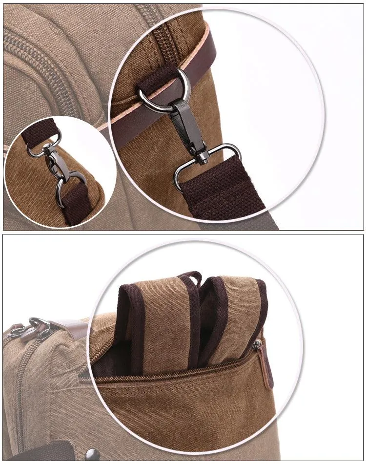 High Quality Casual Canvas Business Briefcase Mens Bag