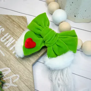 His Heart Grew Pre-Tied Bow Strip