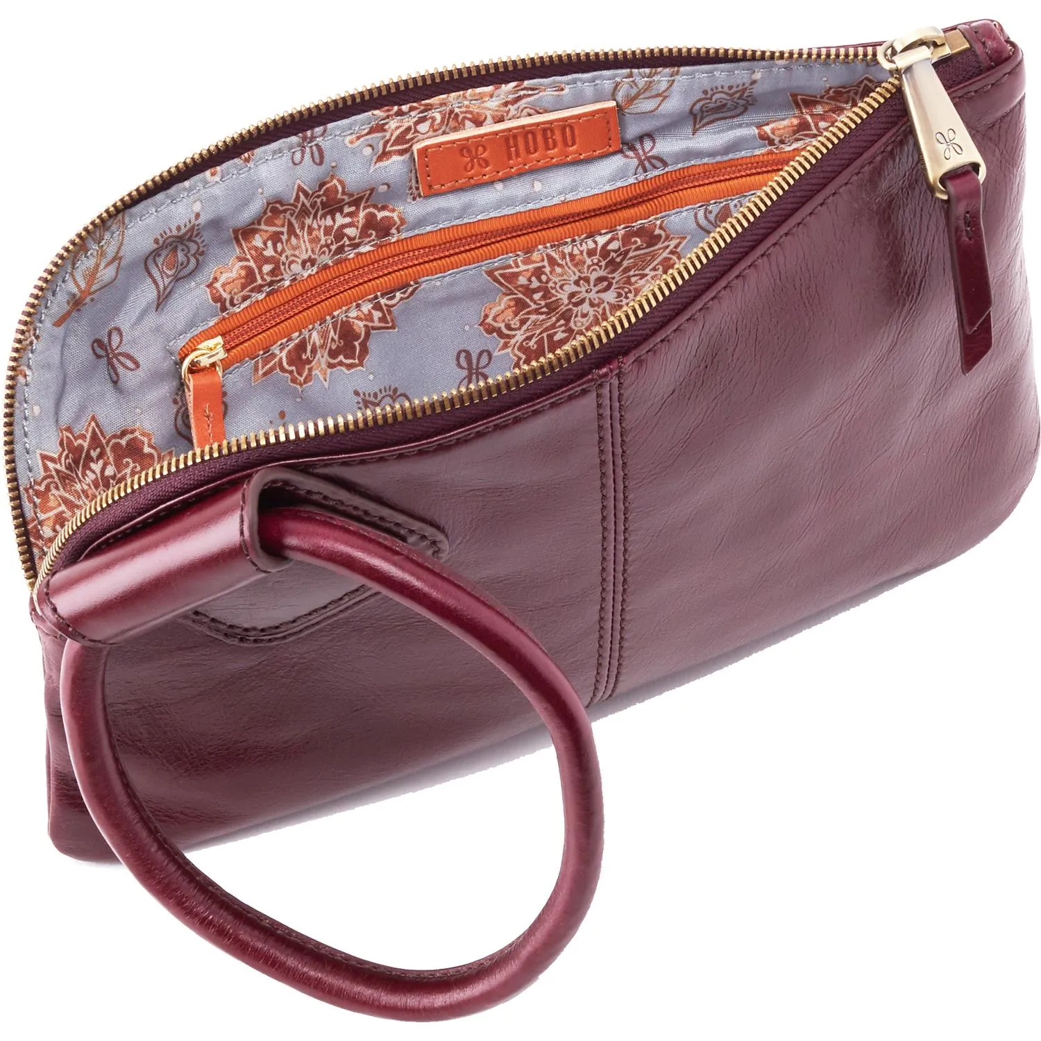 Hobo Sable Deep Plum Vintage Leather