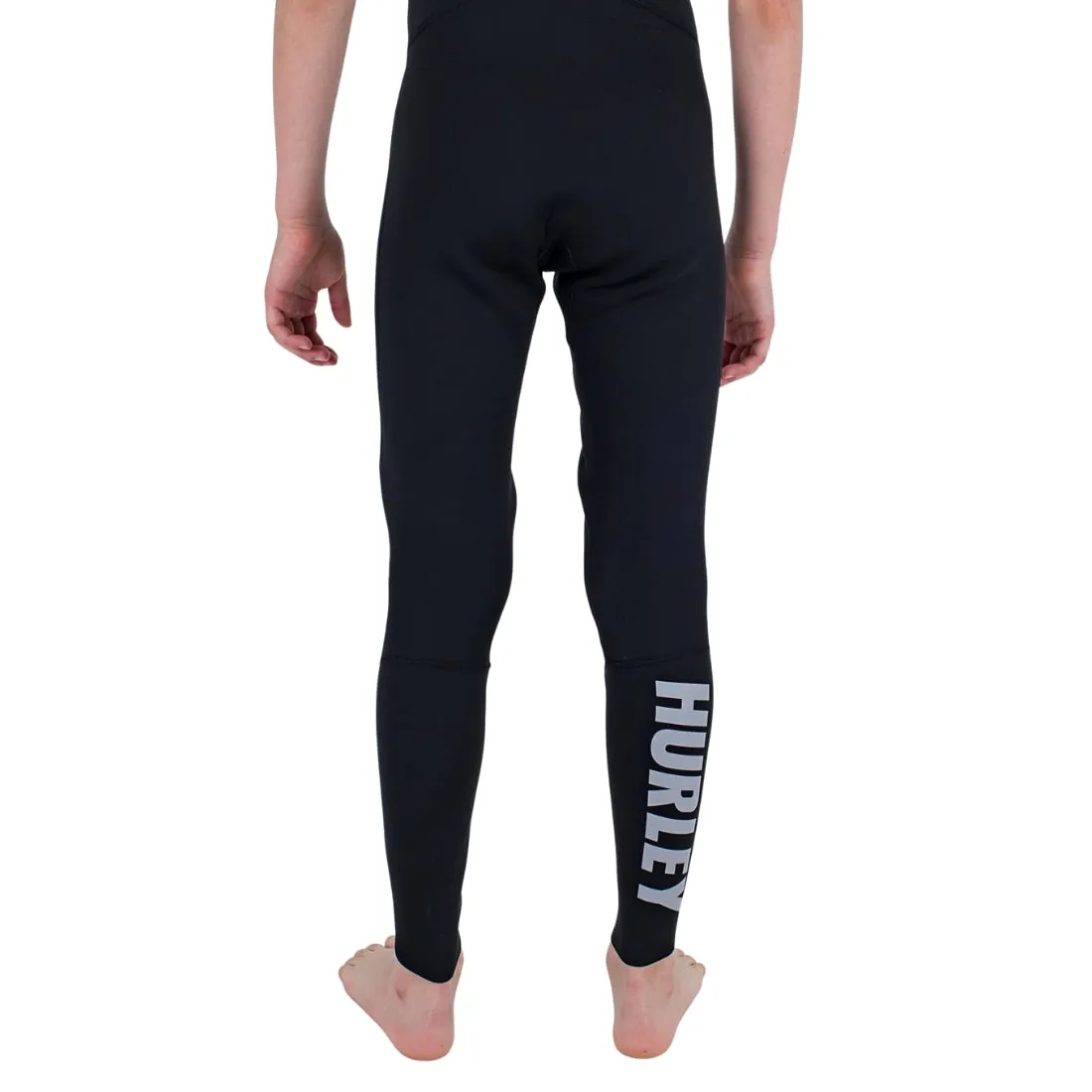 Hurley Kids Advantage 2/2mm Chest Zip Short Sleeve Wetsuit - Black