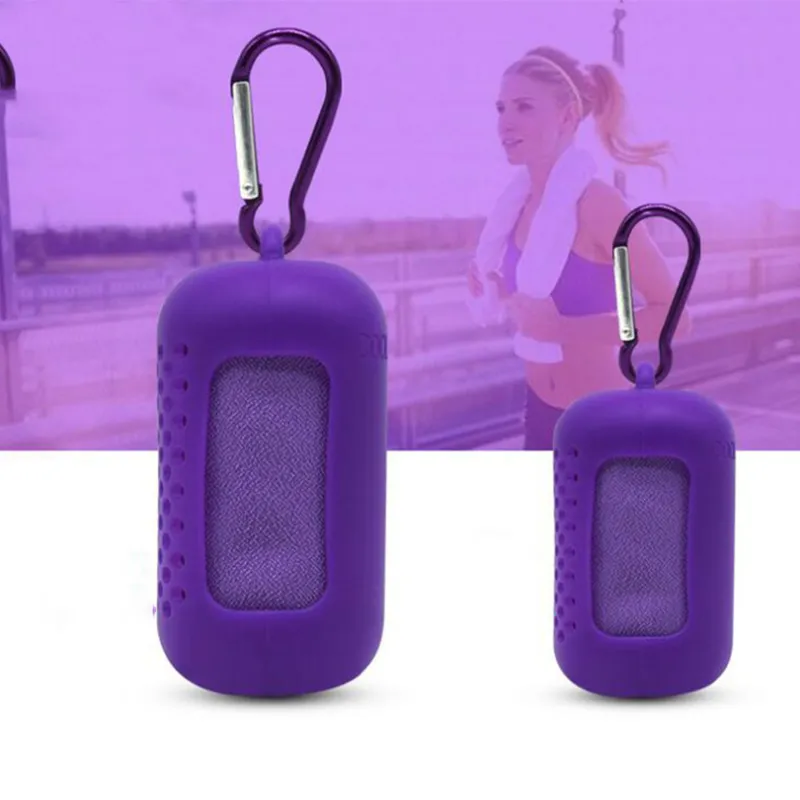 Ice Feeling Sports Towel Compressed Microfiber Cooling Towel Quick-Drying