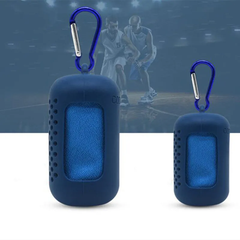 Ice Feeling Sports Towel Compressed Microfiber Cooling Towel Quick-Drying