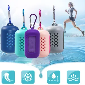 Ice Feeling Sports Towel Compressed Microfiber Cooling Towel Quick-Drying