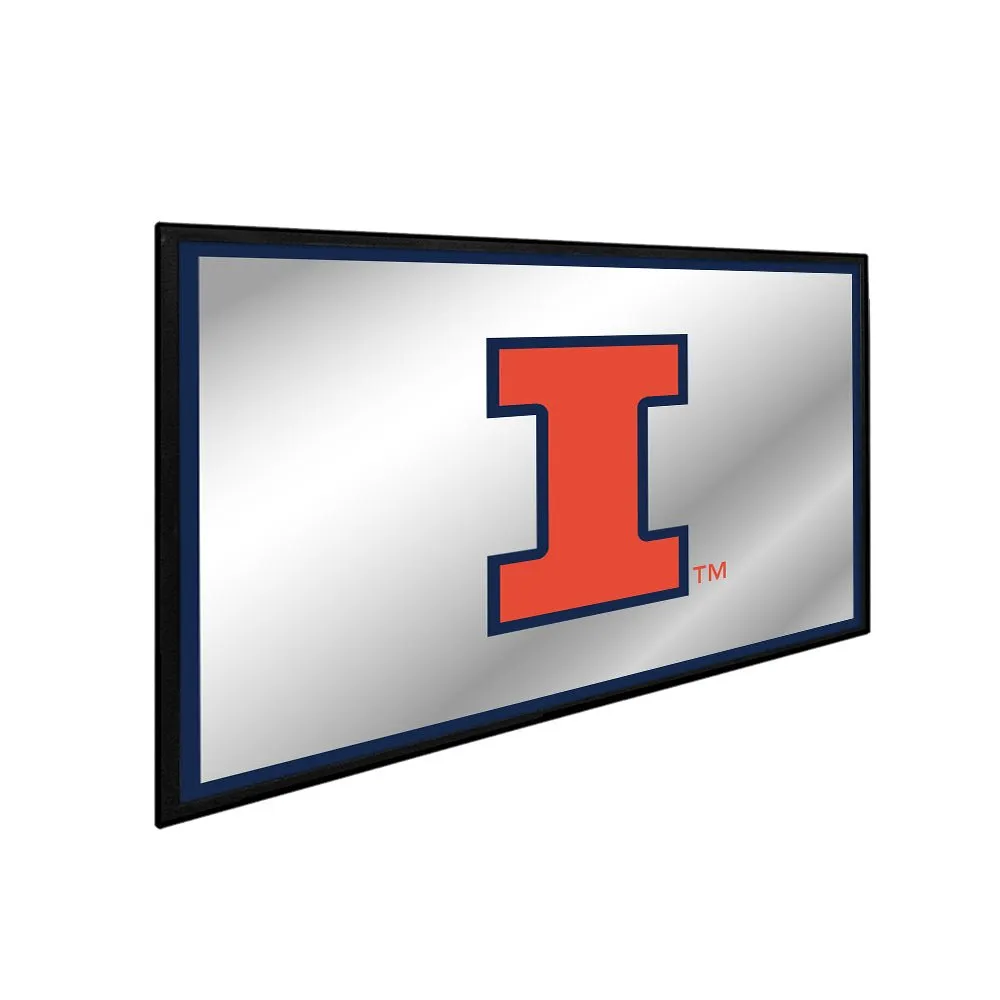Illinois Fighting Illini: Framed Mirrored Wall Sign