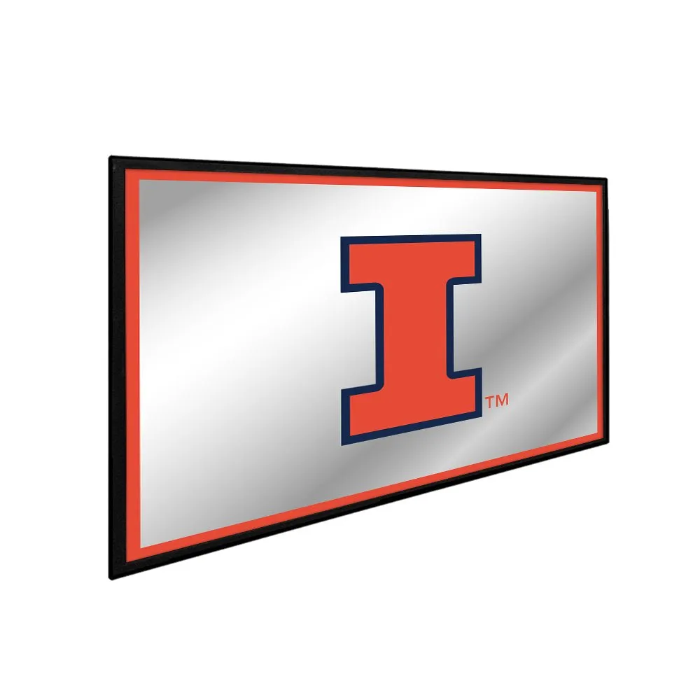 Illinois Fighting Illini: Framed Mirrored Wall Sign