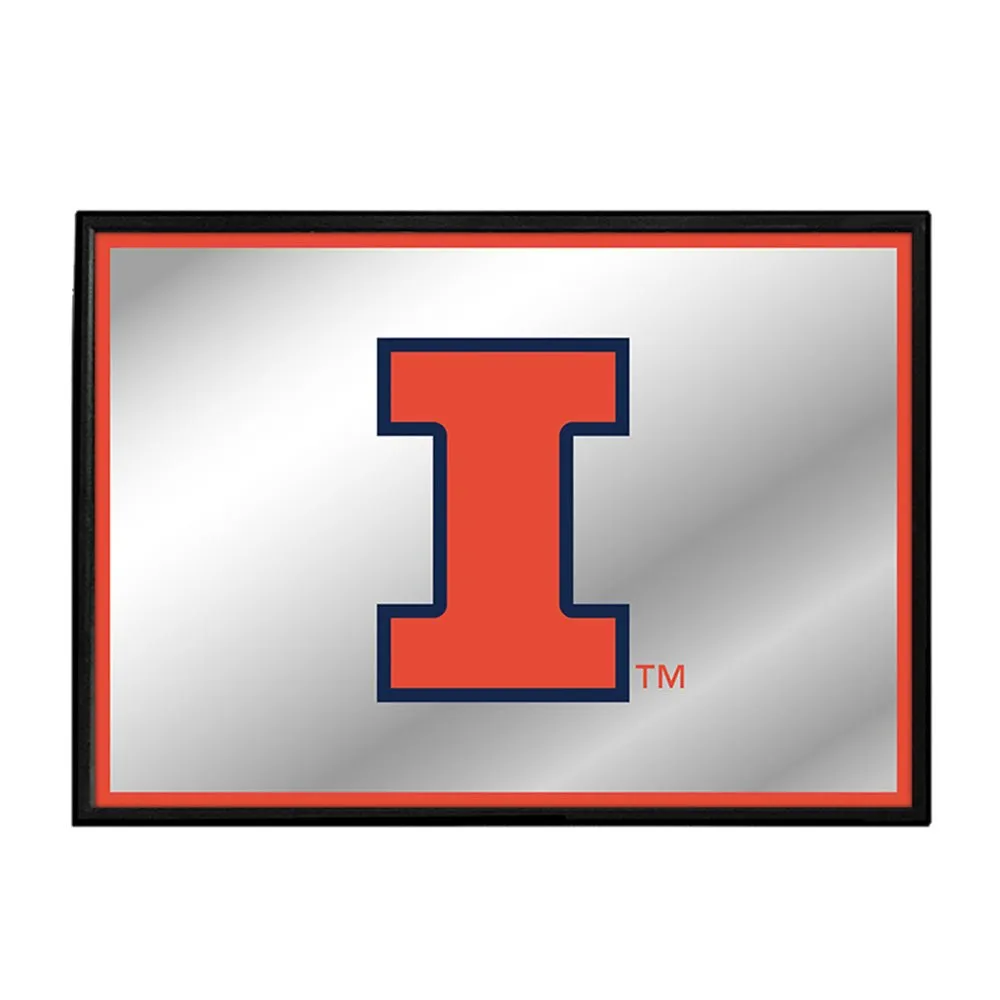 Illinois Fighting Illini: Framed Mirrored Wall Sign
