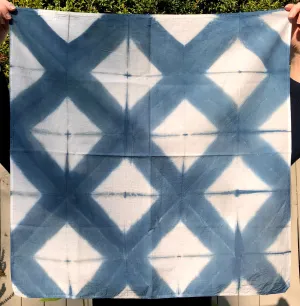 Indigo & Black Walnut Bandana
