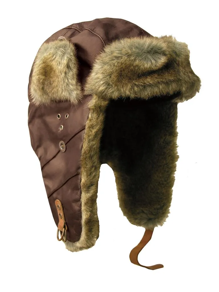 Inlander Leather Aviator Hat
