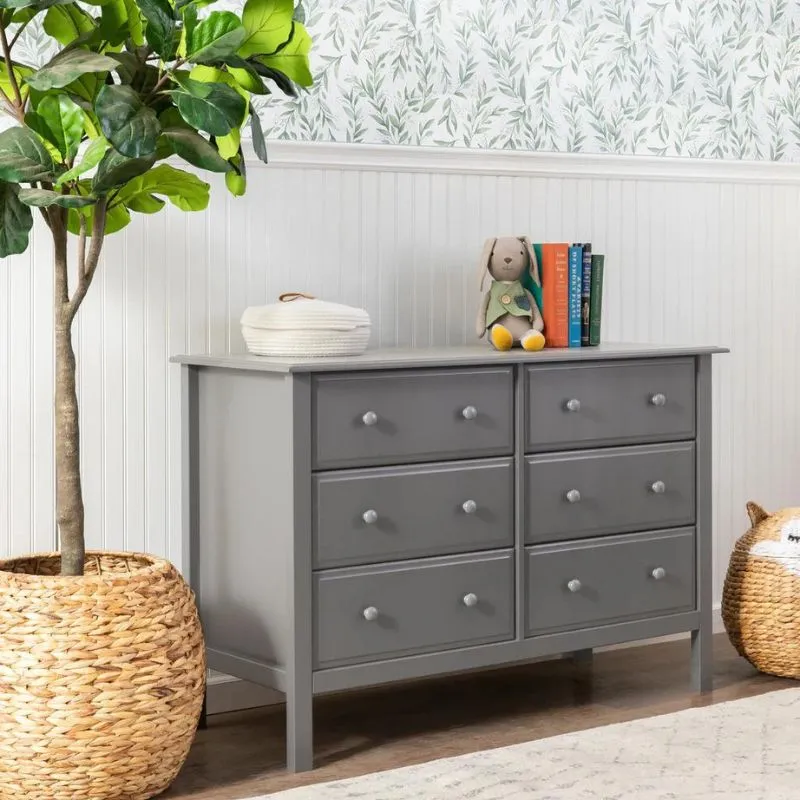 Jayden 6-Drawer Double Wide Dresser