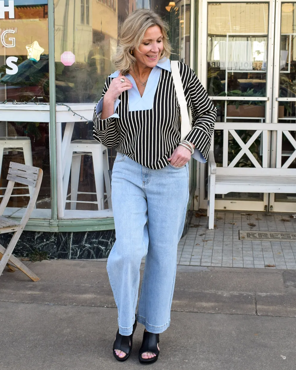 JESSIE STRIPPED TOP