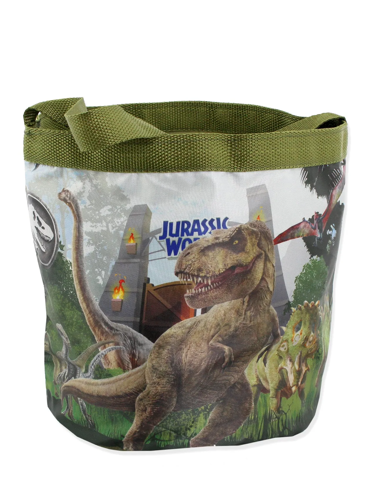 Jurassic World Collapsible Bucket Tote Bag