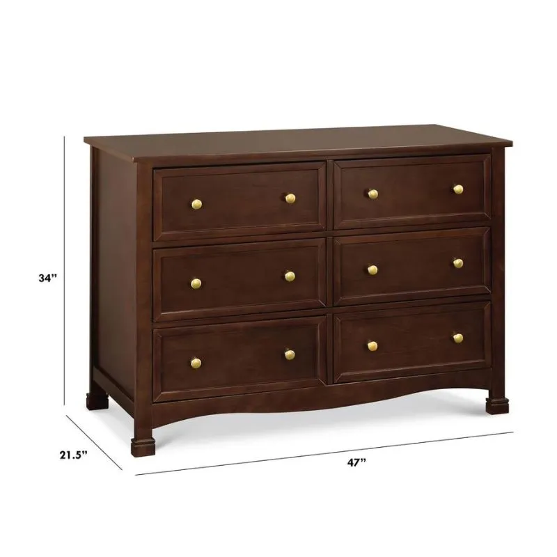 Kalani 6 Drawer Double Wide Dresser