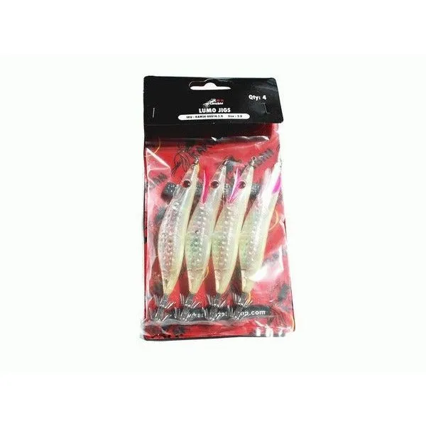 Kamikaze - 4 x LENS SQUID JIG LUMINOUS
