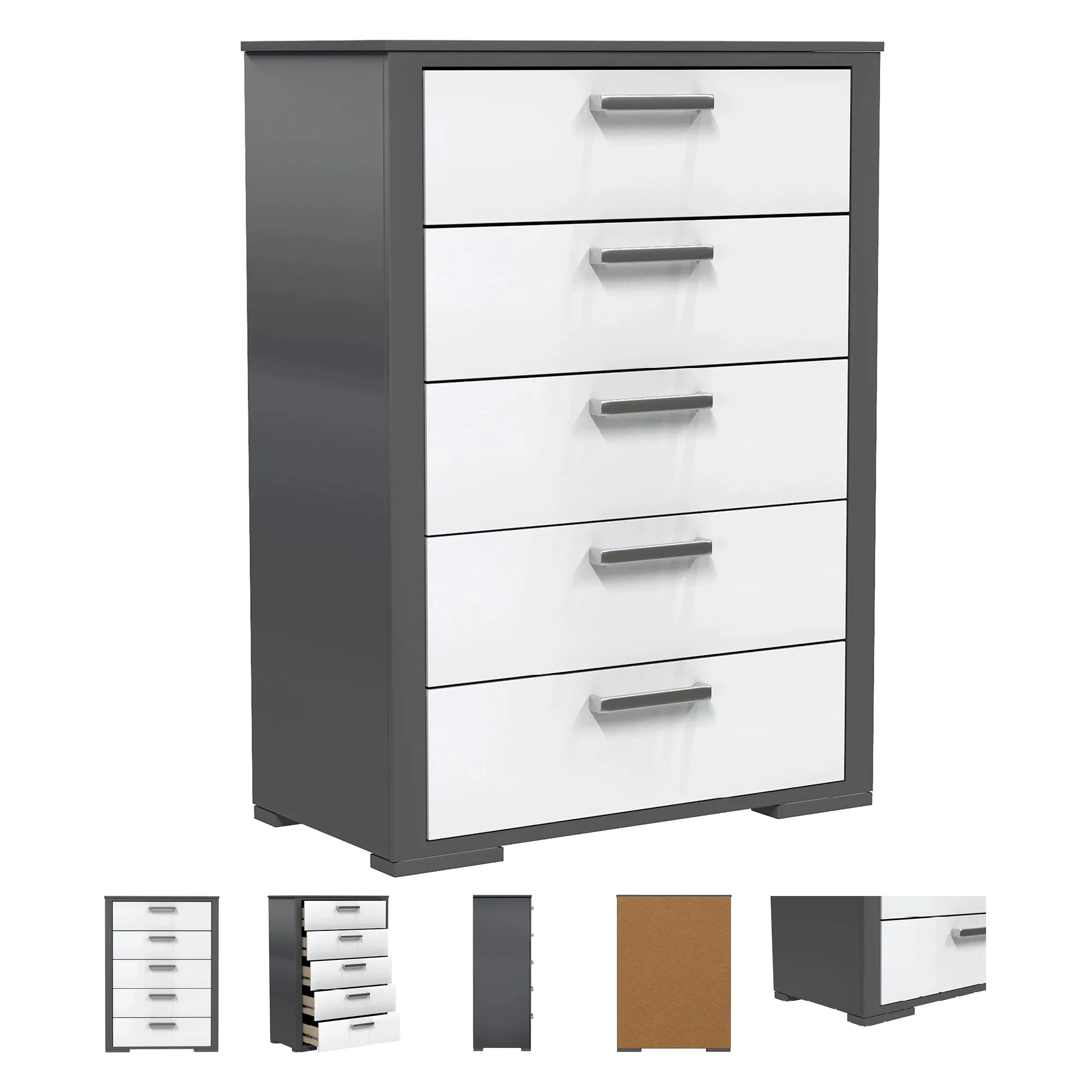 Karlstad trio collection - convertible crib, nursery room furniture