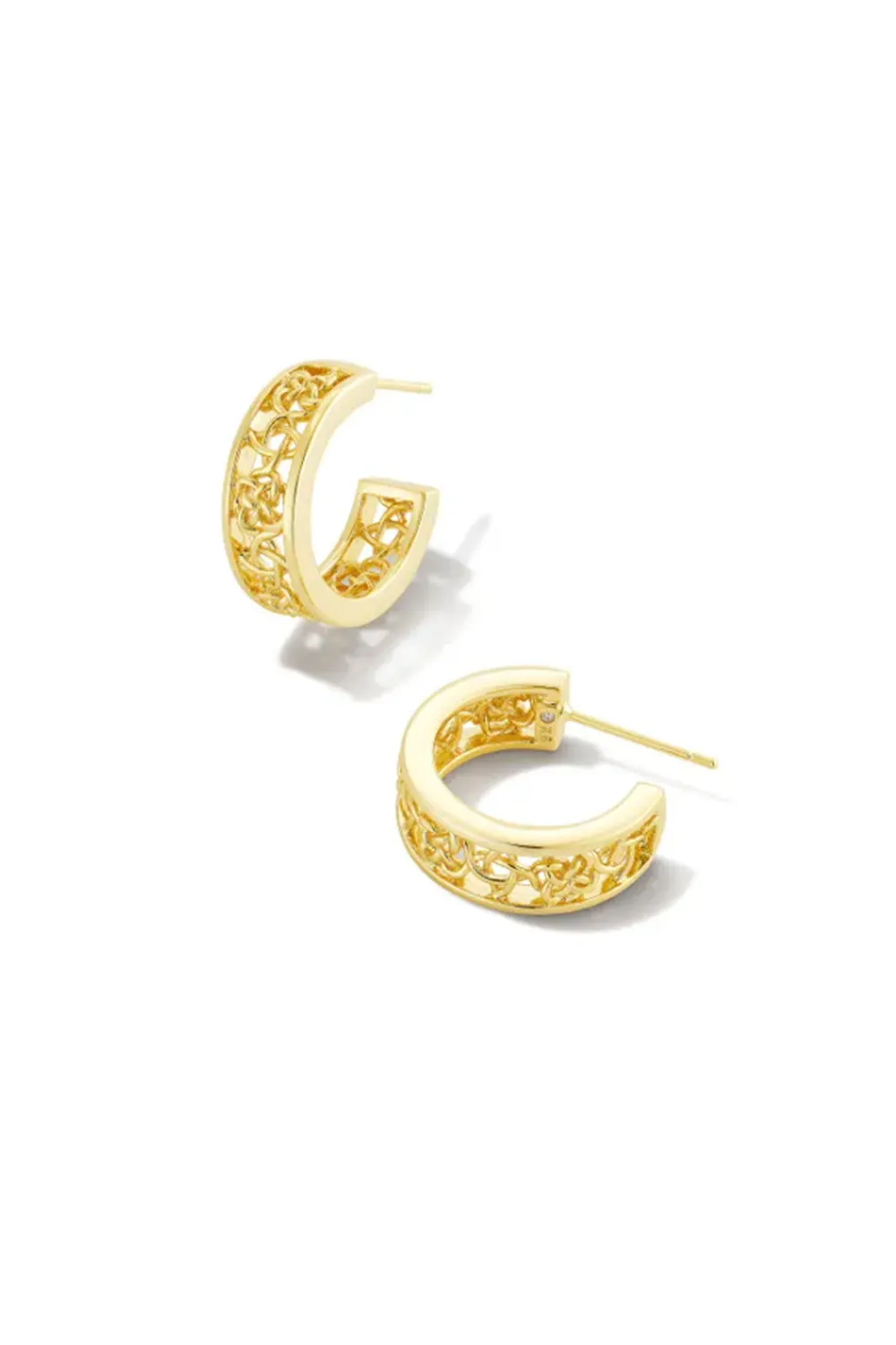 Kendra Scott Kelly Huggie Hoop Earrings in Gold | 9608803430