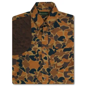 Kevin's Brown Vintage Camo Performance Right Hand Long Sleeve Shooting Shirt