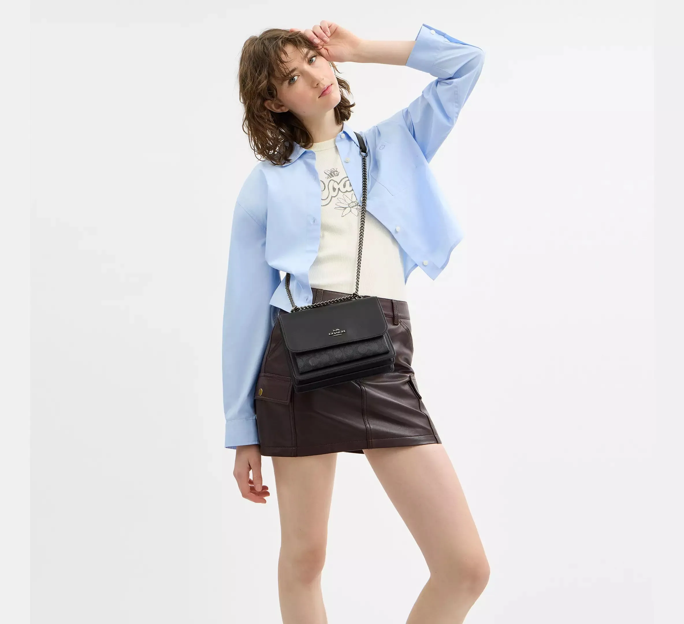 Klare Crossbody In Signature Canvas