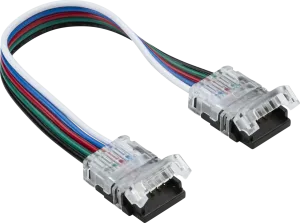 Knightsbridge LFCON5FX 12V/24V LED Flex Strip to Strip 150mm Connector - RGBW